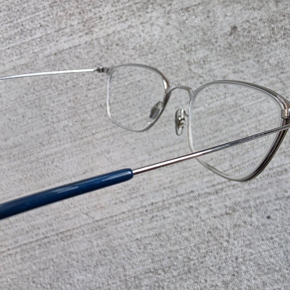 NEW Ray-Ban RX6466 3101 Blue Silver Eyeglasses Frame 49□19 140 w/ Case - Picture 3 of 9